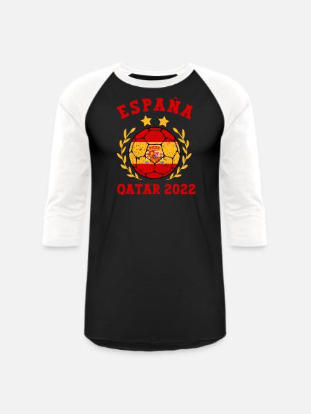 Espana Futbol - Unisex Baseball T-Shirt - black/white