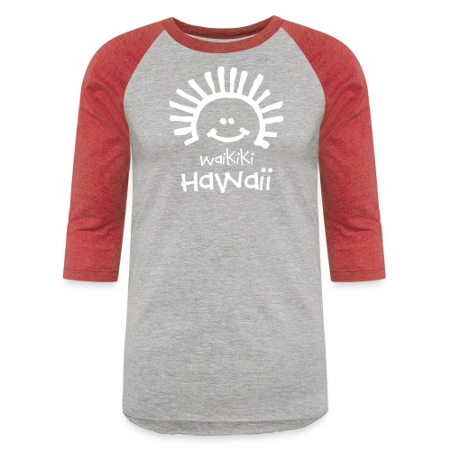 Waikiki Hawaii Sun Souvenirs Gifts Vacation Trip - Unisex Baseball T-Shirt
