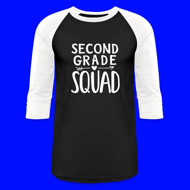 Second Grade Squad Teacher Team T-Shirts