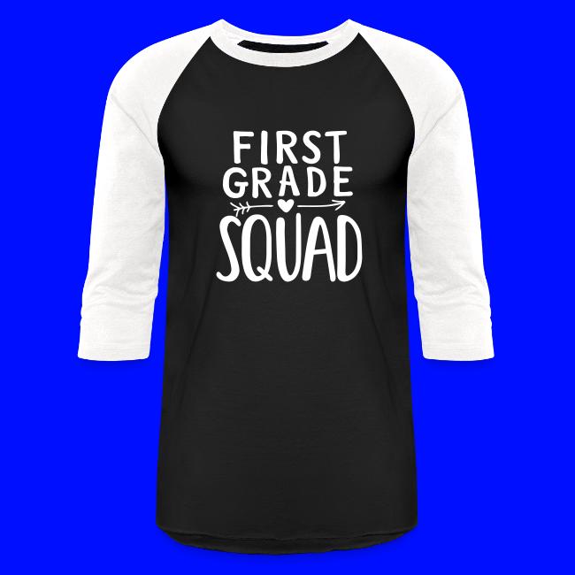 First Grade Squad Teacher Team T-Shirts
