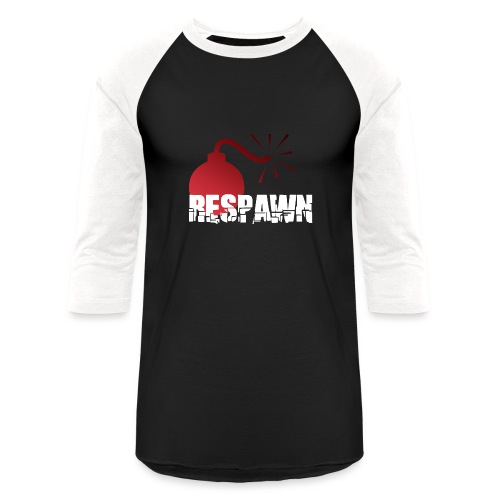 Respawn. Bomb Gaming Present Gift T-Shirt Fun - Unisex Baseball T-Shirt