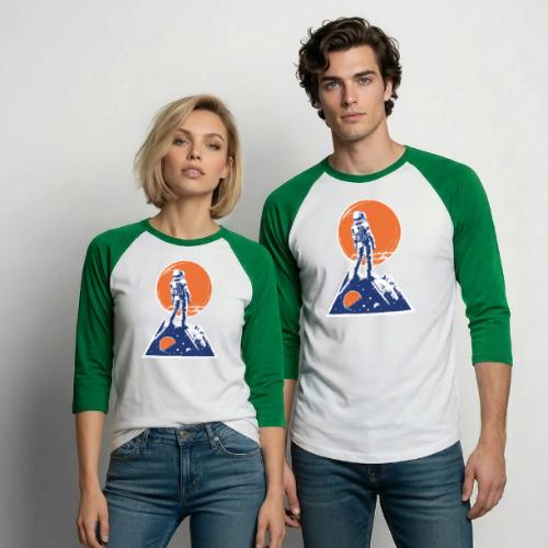 Astronaut - Unisex Baseball T-Shirt