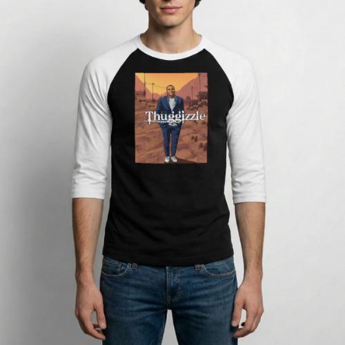 Thuggizzle GTA Merch - Unisex Baseball T-Shirt