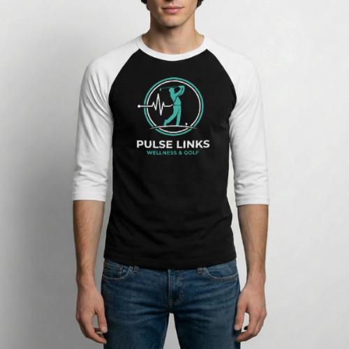 Pulse Links Wellness & Golf - Nurse Golf Gift Tee - Unisex Baseball T-Shirt