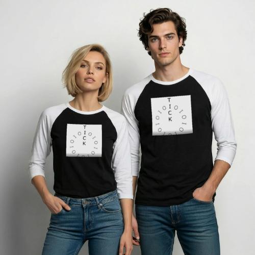 ticktock - Unisex Baseball T-Shirt