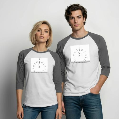 ticktock - Unisex Baseball T-Shirt