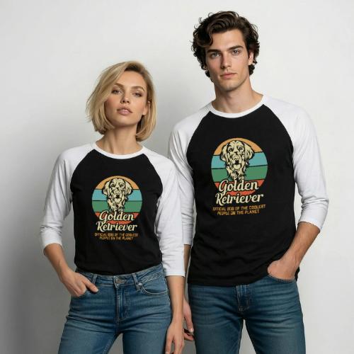 Golden retriever - Unisex Baseball T-Shirt