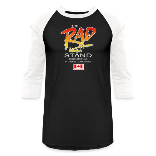 The RAD Stand - Old School BMX Centre Stand - Unisex Baseball T-Shirt