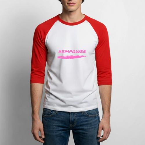 Pink Power - Unisex Baseball T-Shirt