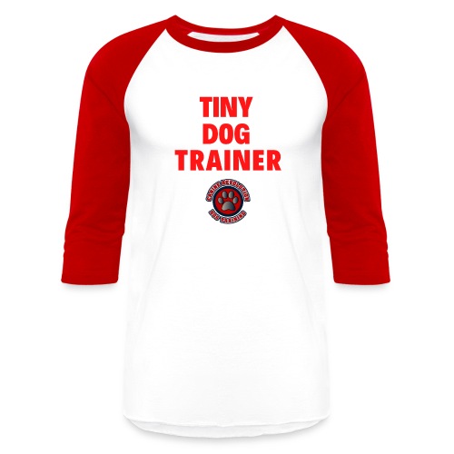 Tiny Dog Trainer - Unisex Baseball T-Shirt