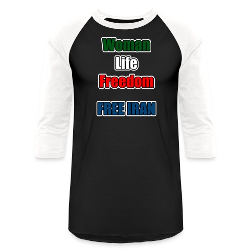 Woman Life Freedom - Unisex Baseball T-Shirt