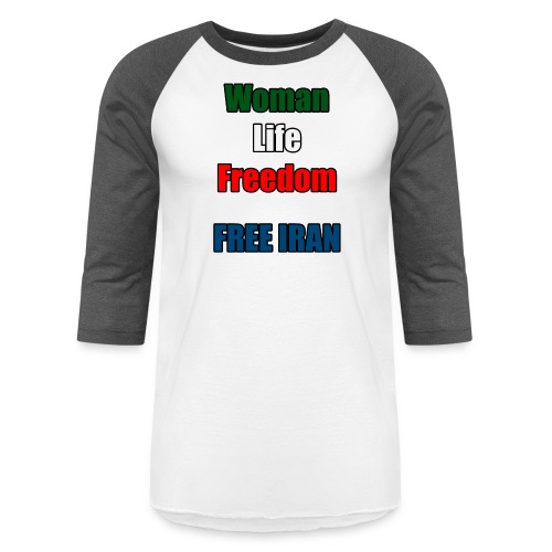 Woman Life Freedom - Unisex Baseball T-Shirt