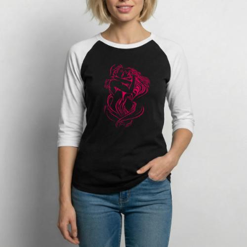 Girls my valentine - Unisex Baseball T-Shirt