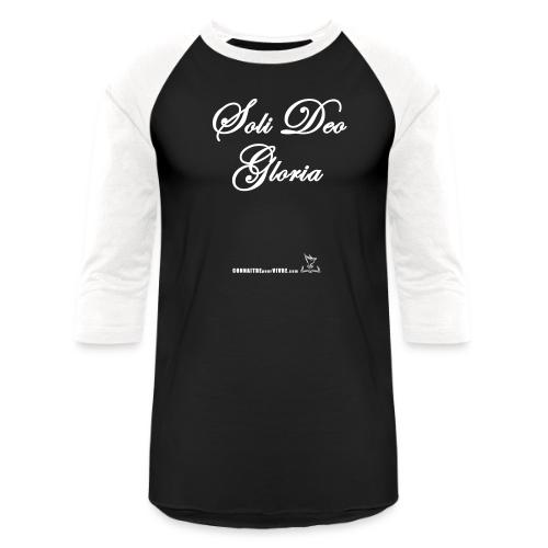Soli Deo Gloria - T-shirt de baseball unisexe