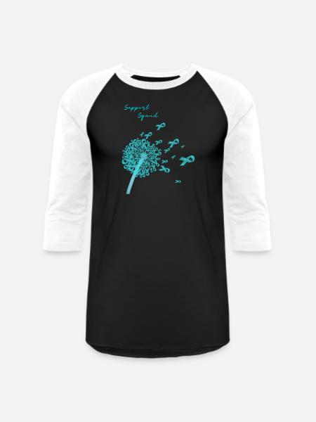 Support Squad - Unisex Baseball T-Shirt - black/white
