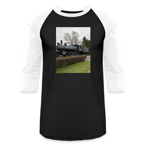 Old train from Dollywood. - Unisex Baseball T-Shirt