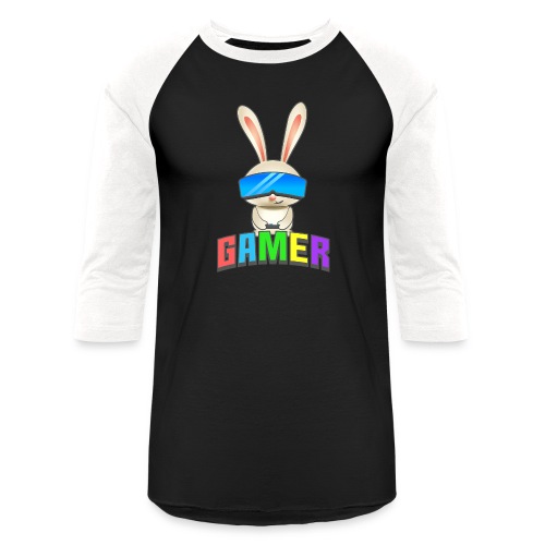 Easter Bunny Gamer Kids Graphic Gaming Boys T Shir - Unisex Baseball T-Shirt