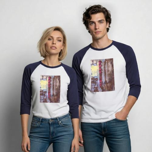 0day in Dystopia - Unisex Baseball T-Shirt
