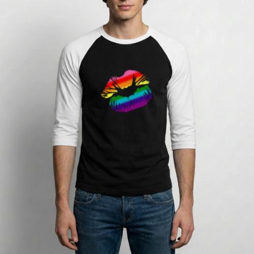 Original Gilbert Baker LGBTQ Love Rainbow Pride - Unisex Baseball T-Shirt