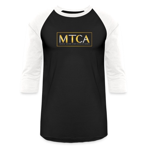MTCA Square LOGO - Unisex Baseball T-Shirt