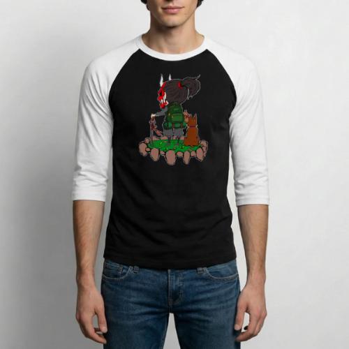 Phantom Raven - Unisex Baseball T-Shirt
