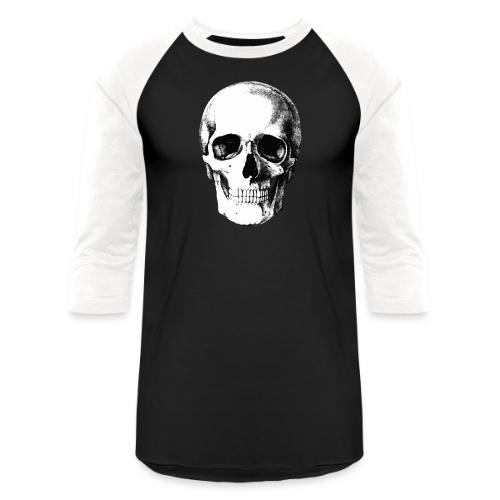 Human Skull - Unisex Baseball T-Shirt