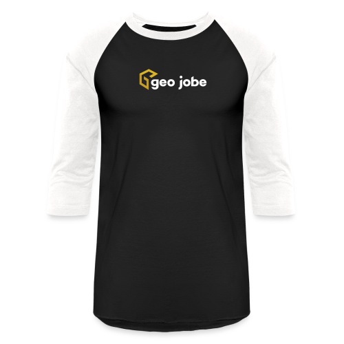 GEO Jobe Corp Logo White Text - Unisex Baseball T-Shirt