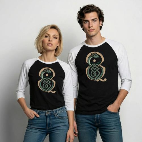 nessie - Unisex Baseball T-Shirt