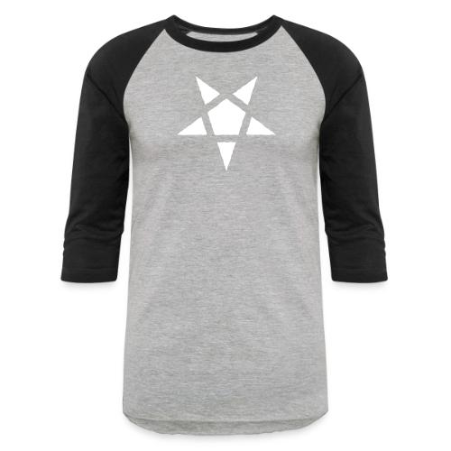 Rugged Pentagram - Unisex Baseball T-Shirt