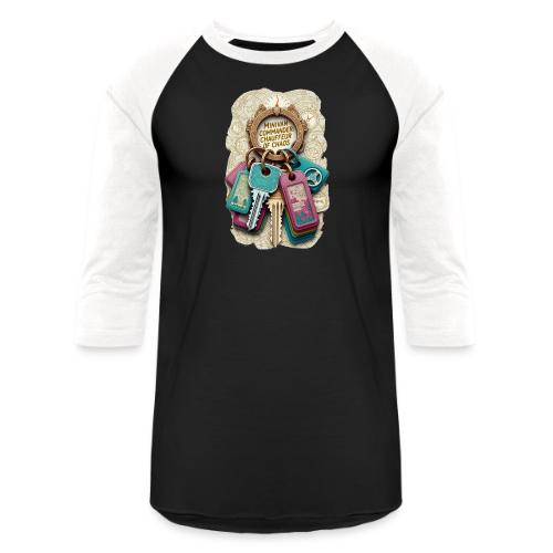 Minivan Commander T Shirt, Chauffeur of Chaos Mug - Unisex Baseball T-Shirt