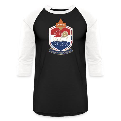 Netherlands Lion Crest T-Shirt, Dutch Badge Gift - Unisex Baseball T-Shirt