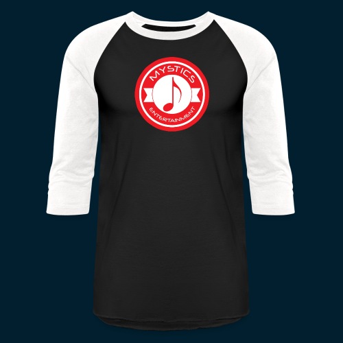 mystics_ent_red_logo - Unisex Baseball T-Shirt