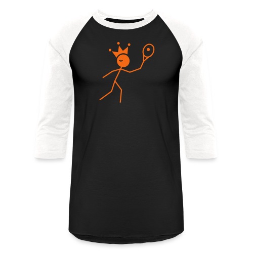 Winky Tennis King - Unisex Baseball T-Shirt