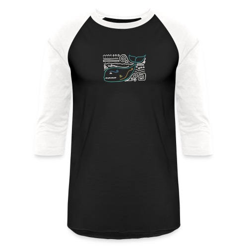 Ancient whale - Unisex Baseball T-Shirt