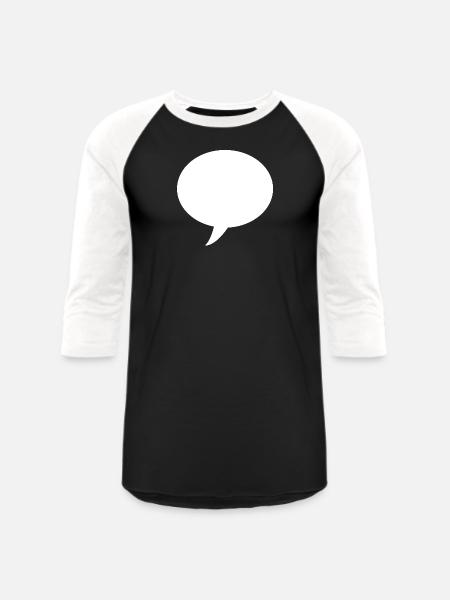 Bubble - Unisex Baseball T-Shirt - black/white