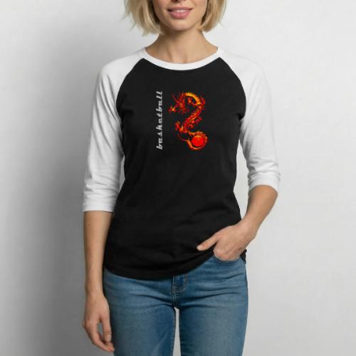 Dragon basketball - Unisex Baseball T-Shirt