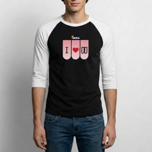 I heart steno logo 2600x200dpi - Unisex Baseball T-Shirt