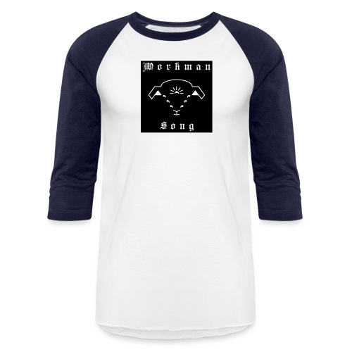 Workman Song Lamb Logo with Text - Unisex Baseball T-Shirt