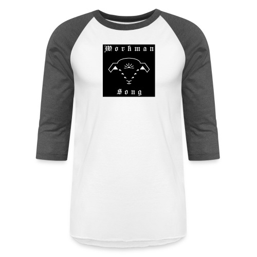 Workman Song Lamb Logo with Text - Unisex Baseball T-Shirt