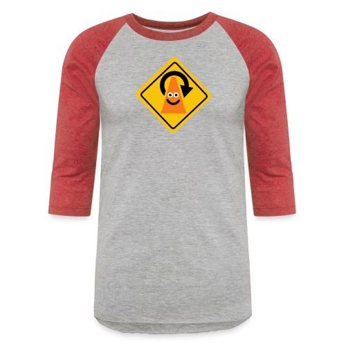 Coney Turnaround Sign - Unisex Baseball T-Shirt
