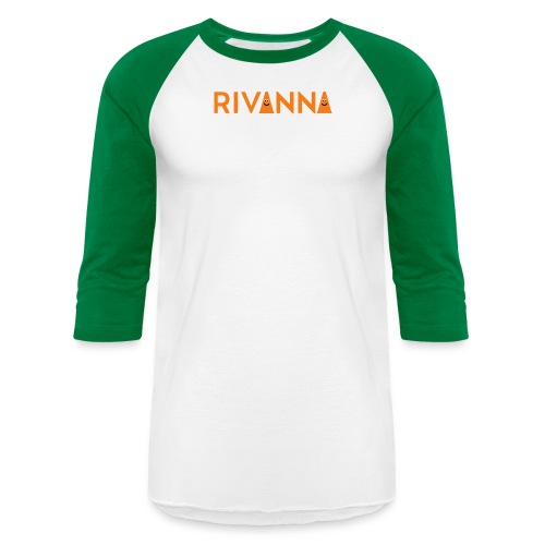 RIVANNA GREENBELT (white text) - Unisex Baseball T-Shirt