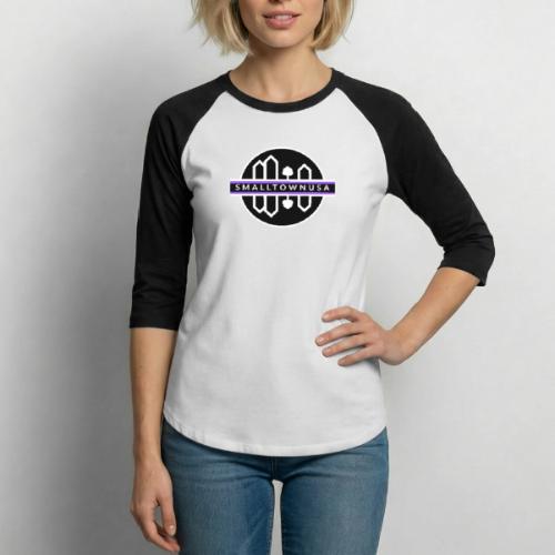 SmallTownUSA Alternate - Unisex Baseball T-Shirt