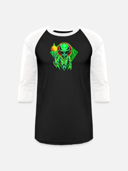 IlluminET180 - Unisex Baseball T-Shirt - black/white