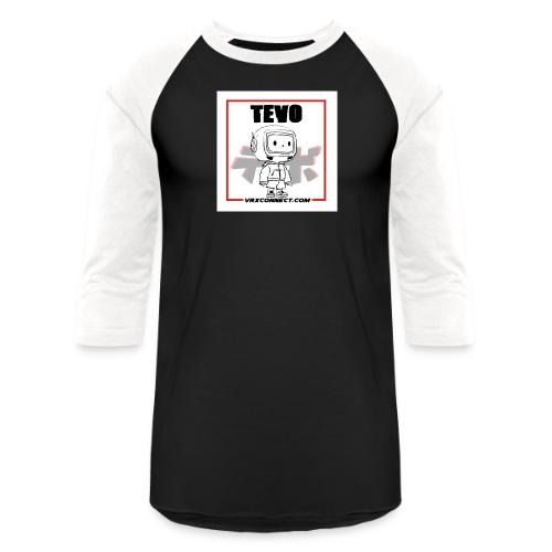 VRX Friends TEVO white square - Unisex Baseball T-Shirt