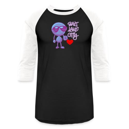 Smoon City 19 Salt Lake City - Unisex Baseball T-Shirt