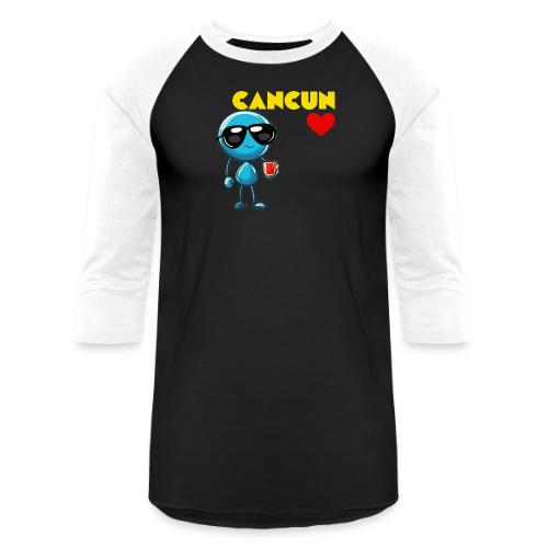 Smoon City_Cancun - Unisex Baseball T-Shirt