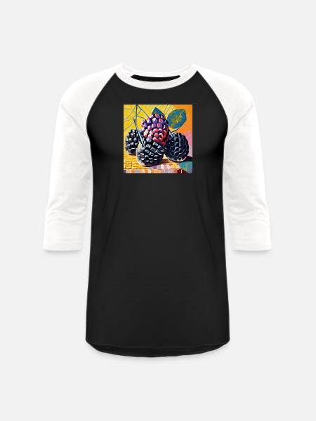 So fruity - Unisex Baseball T-Shirt - black/white