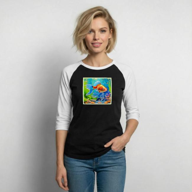 Colorful Tank Goldfish Design