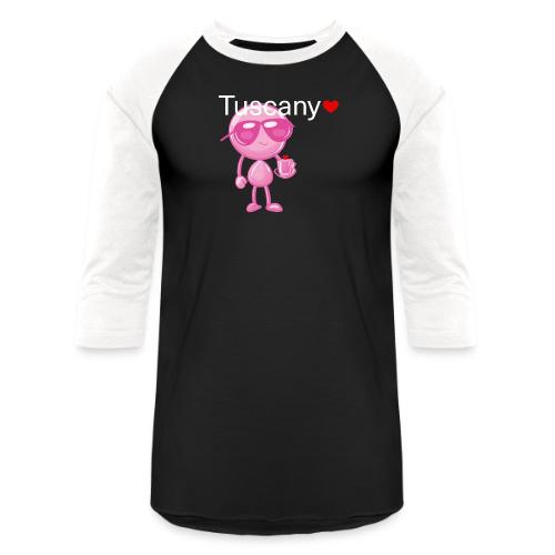 Smoon City_Tuscany Pink - Unisex Baseball T-Shirt