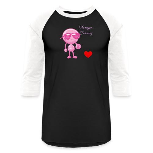 Smoon City_Viareggio Tuscany Pink - Unisex Baseball T-Shirt